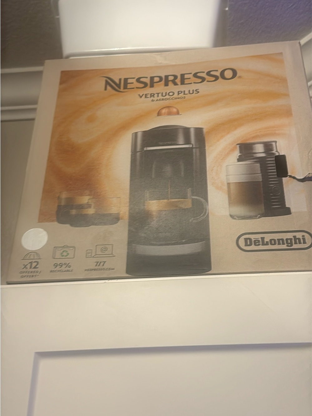 Espresso Nespresso Vertuo Plus by DeLonghi - Black
